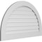 Ekena Millwork Round Top Surface Mount PVC Gable Vent: Functional, w/ 3-1/2"W x 1"P Standard Frame, 42"W x 26"H GVPRT42X2601SF - alternate 3